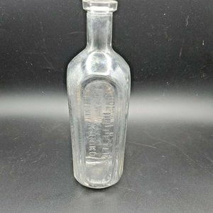 Embossed Antique Bottle ~ Dr Peters Kuriko Chicago Farhney & Sons' ~ USA 9"